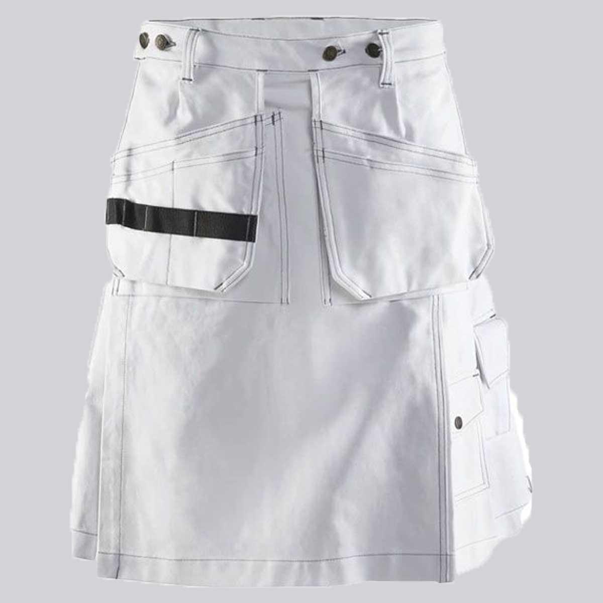 Carhartt White Utility Kilt back view