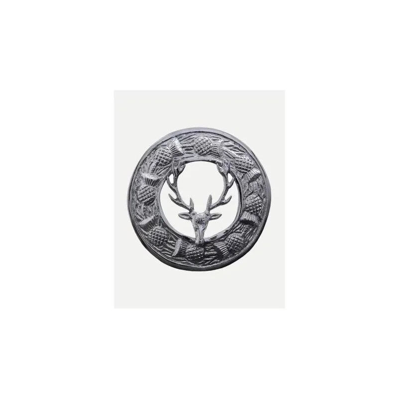 Stag Head Brooch