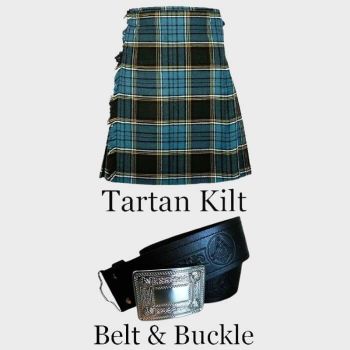 Anderson Tartan Kilt With Kilt Belt Buckle