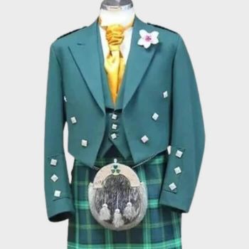Bottle Green Prince Charlie Jacket