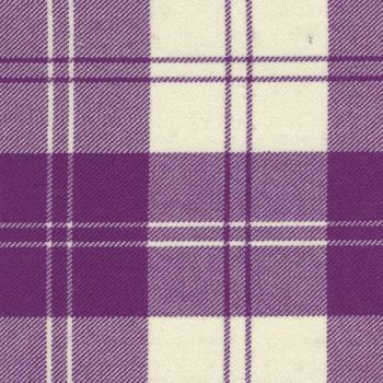 Clan Eriskin Dress Purple & White Tartan