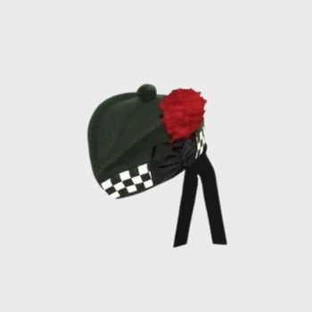 Dark Green Glengarry Hat