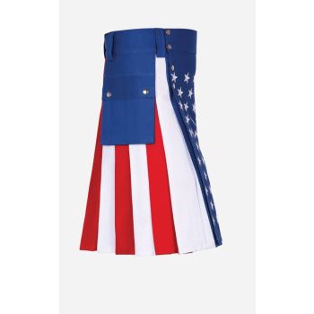 American Flag Hybrid Utility Kilt For Men