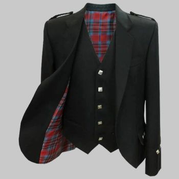 Argyll Kilt Jacket Vest Lined With Tartan