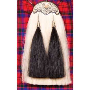 Horse Hair Sporran with Gold Cantle