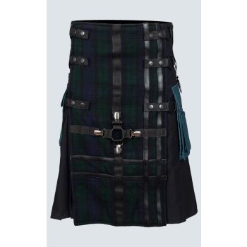 Black Watch Hybrid Tartan Kilt For Men