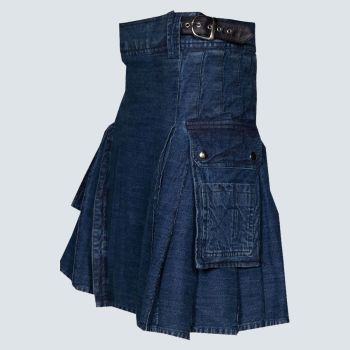denim kilt
