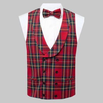 Royal Stewart Tartan Waistcoat