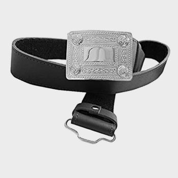 Silver Kilt Belt with Buckle
