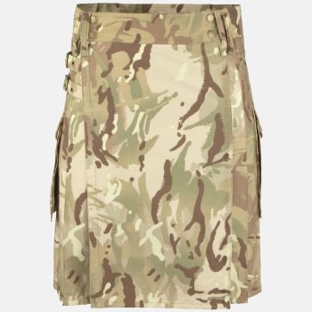 Camouflage Kilt For Men