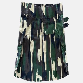 New Woodland camo Kilt For Men
