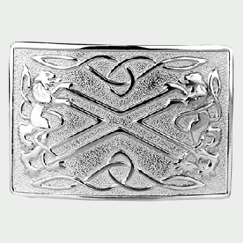 Silver Chrome Kilt Buckle