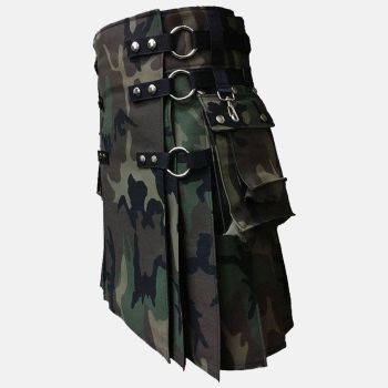 Woodland camouflage Utility Kilt