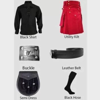 Red Utility Kilt Deal