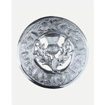 Silver Thistle Brooch