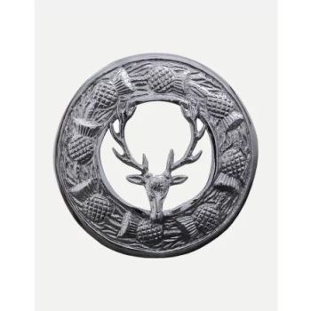 Stag Head Brooch