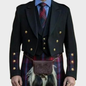 Welsh Prince Charlie Kilt Jacket Vest