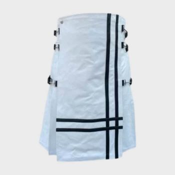 Green Leather Kilt For Men