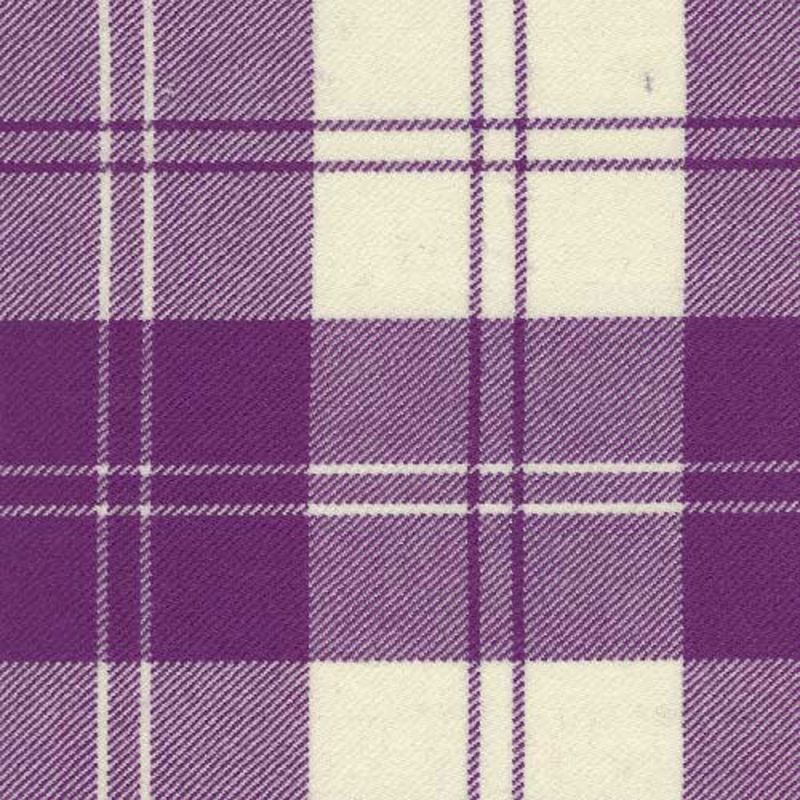 Clan Eriskin Dress Purple & White Tartan