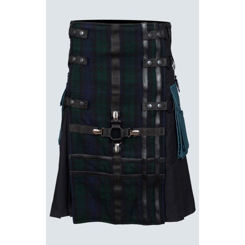 Black Watch Hybrid Tartan Kilt For Men