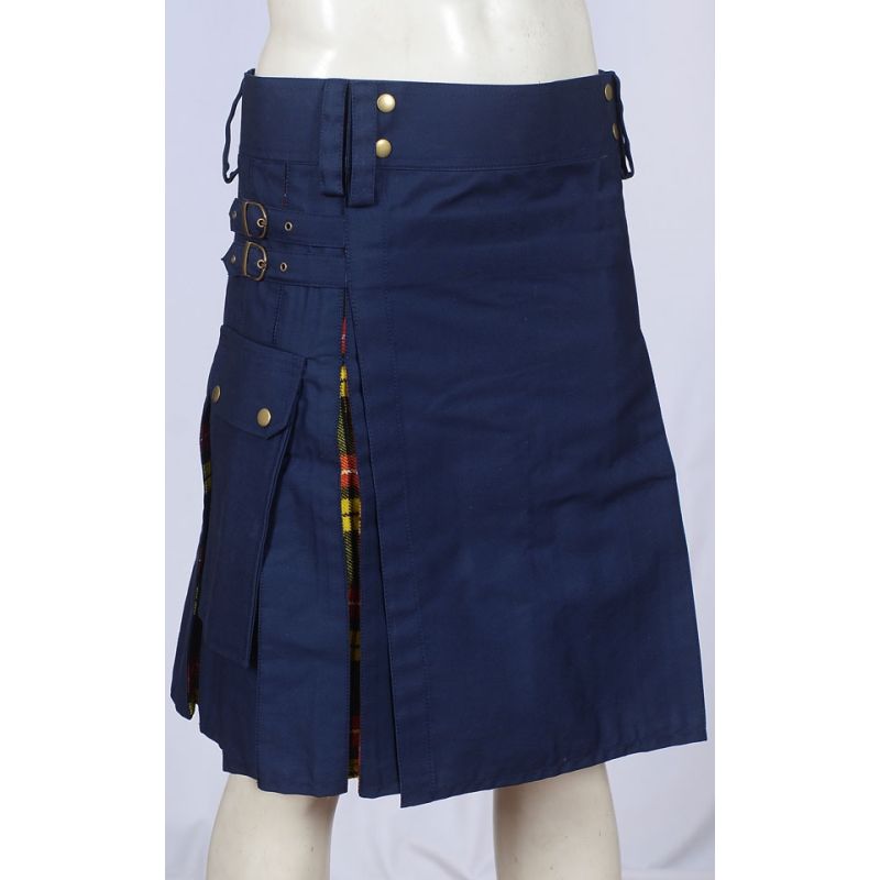 Blue Buchanan Tartan Hybrid Kilt