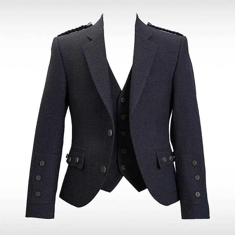 Crail Charcoal Tweed Klashich Jacket