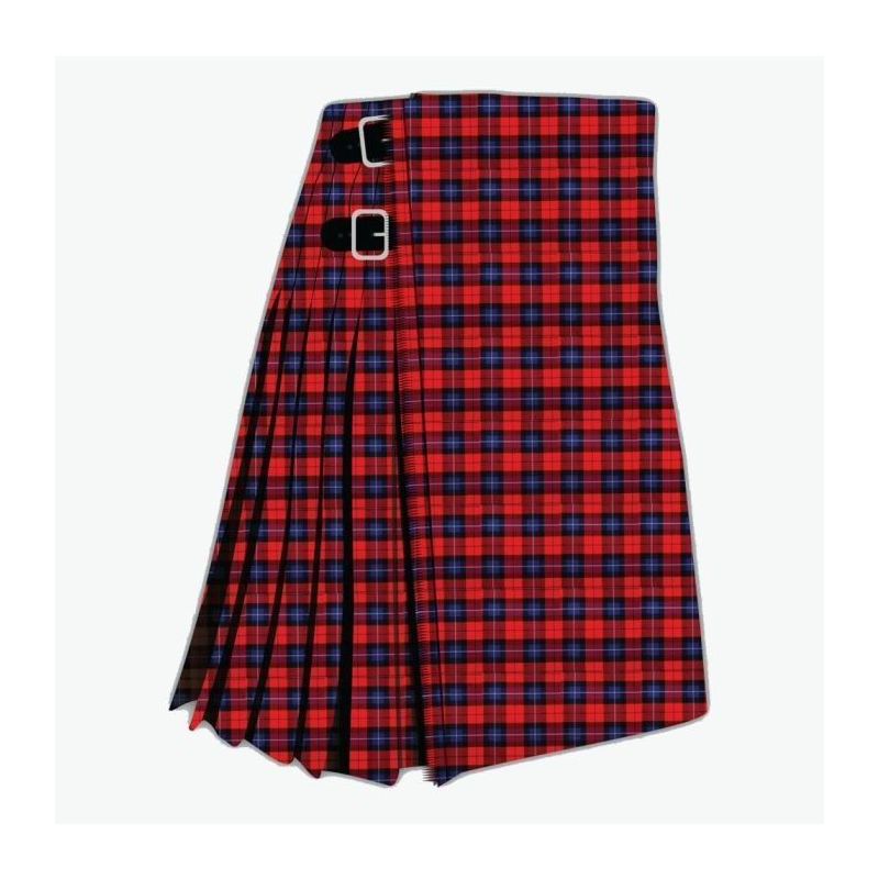 Baillie Of Polkemmet Red Tartan Kilt