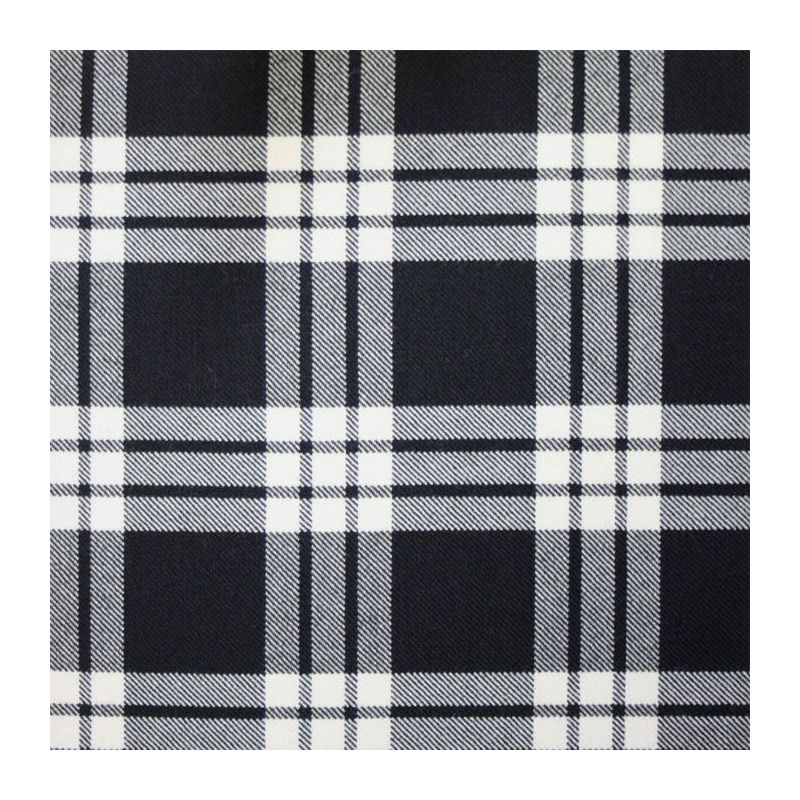 Macfarlane Black and White Tartan