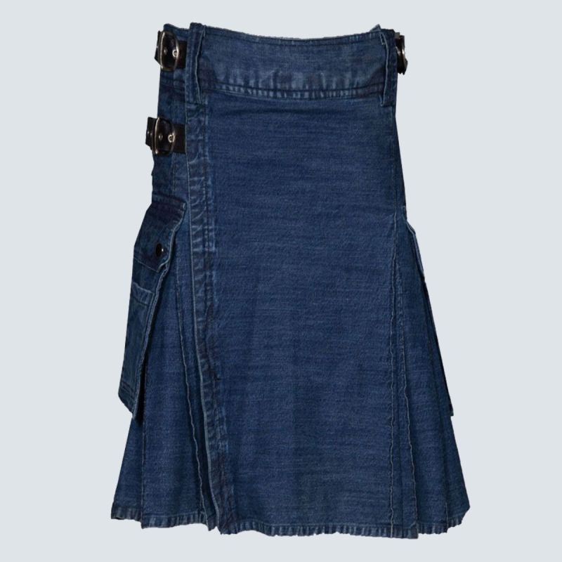 denim kilt