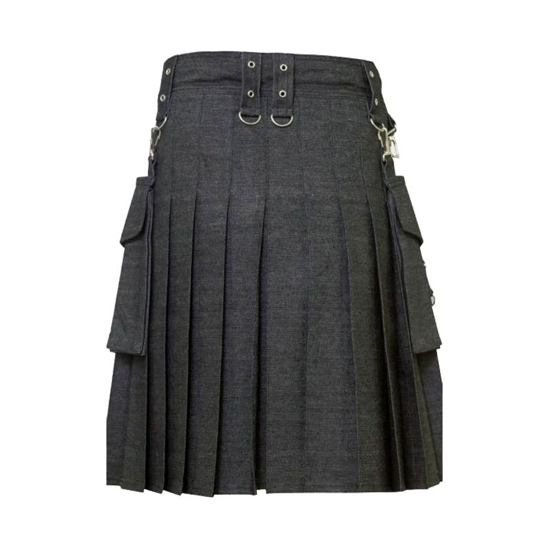 denim kilt