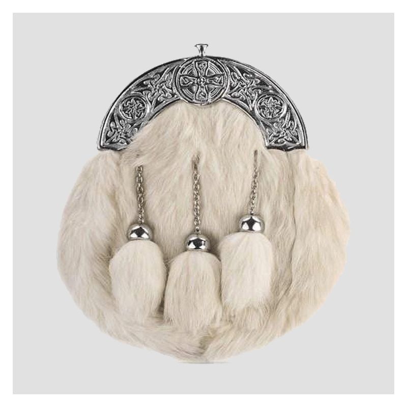 White Rabbit Celtic Cross Sporran