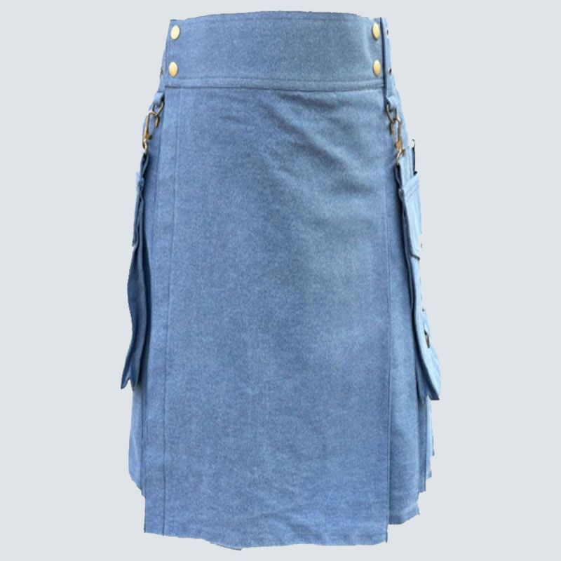 denim kilt