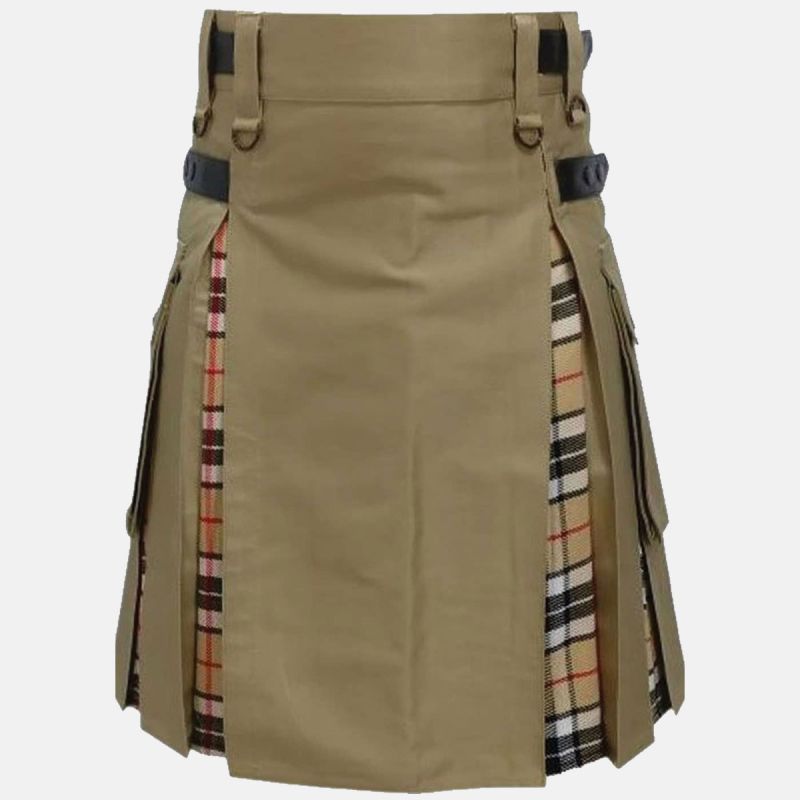 Indigo Hybrid Utility Kilt For Men