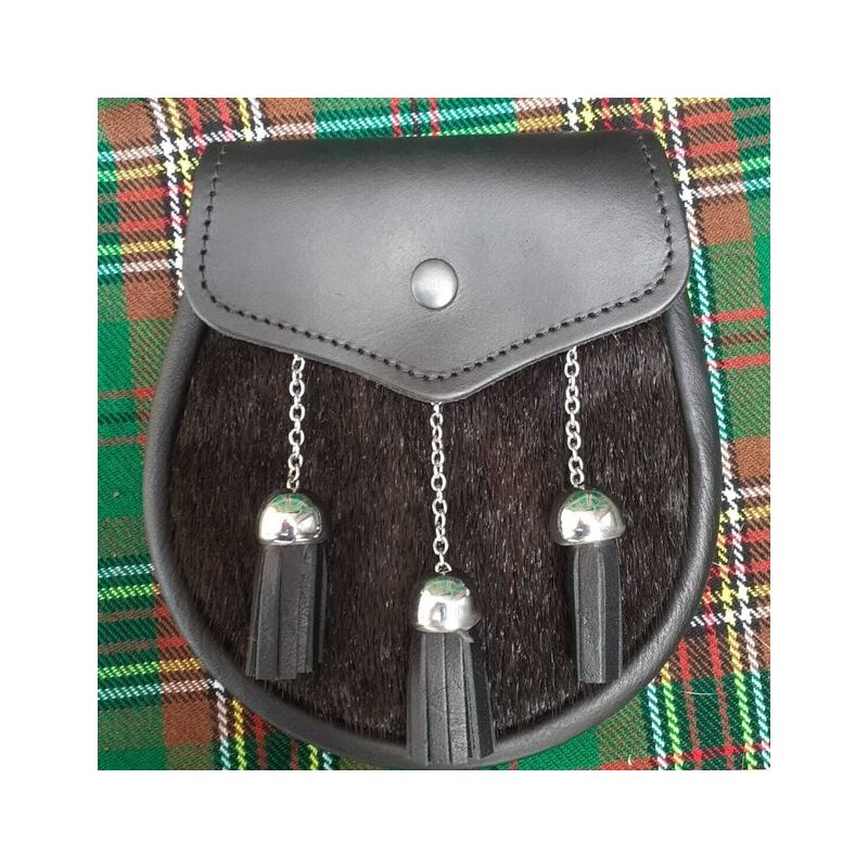 Leather Seal Skin Sporran