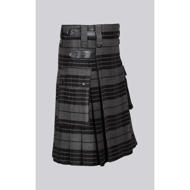 Grey Watch Tartan Utility Kilt