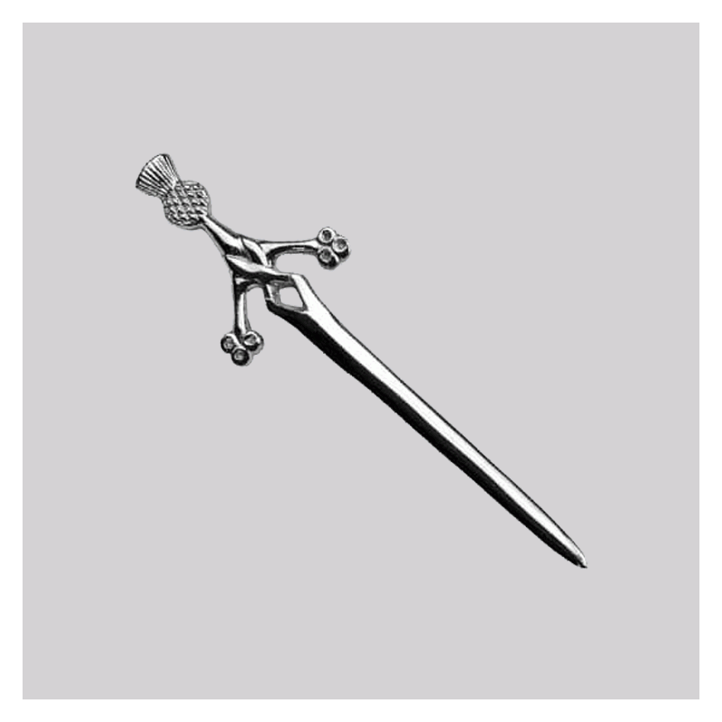 Deluxe Thistle Kilt Pin