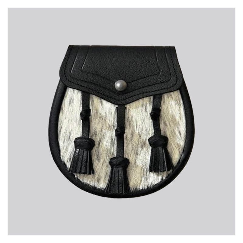 Natural Calfskin Classic Leather Tassel Sporran