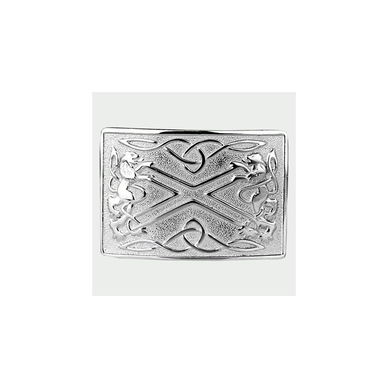 Silver Chrome Kilt Buckle