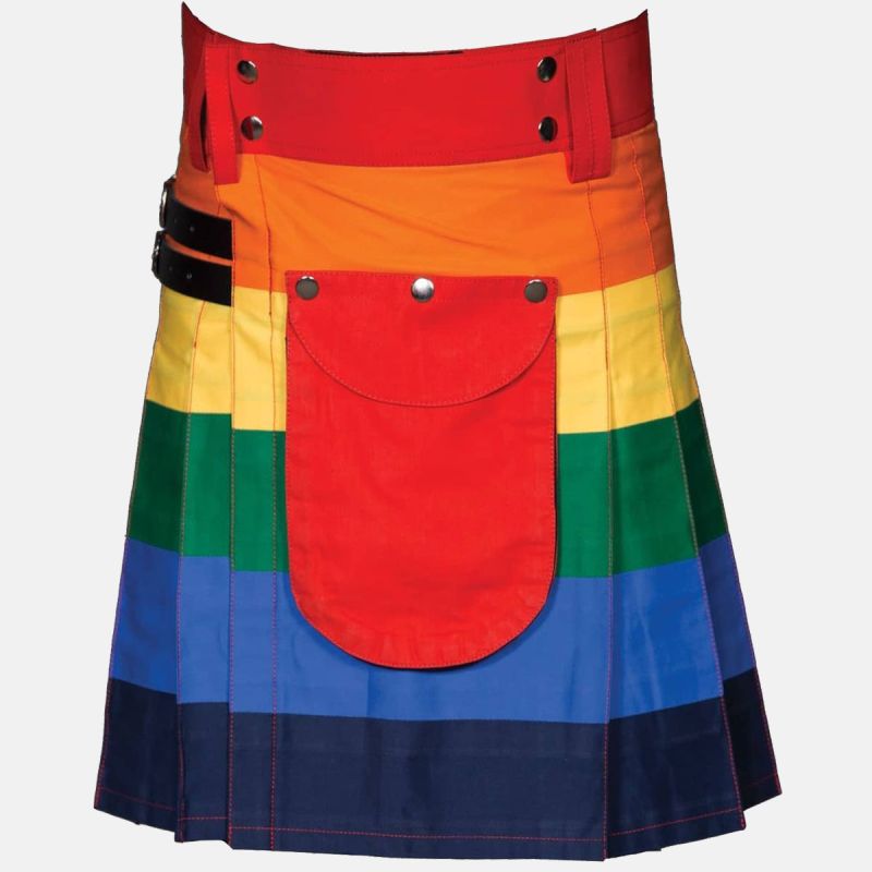 LGBT Rainbow Hybrid Kilt