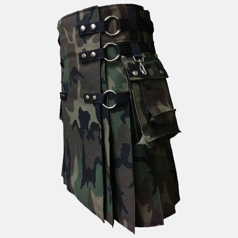 Woodland camouflage Utility Kilt