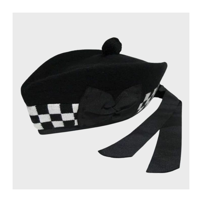 Black White Dice Hat