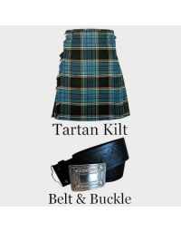 Anderson Tartan Kilt With Kilt Belt Buckle