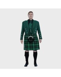 Green Prince Charlie Kilt Outfit