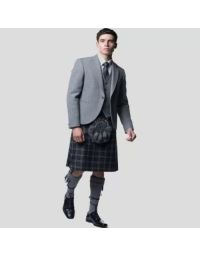 Grey Tweed Outfit
