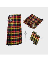 Scottish 8 Yard Tartan Kilt With Accessories