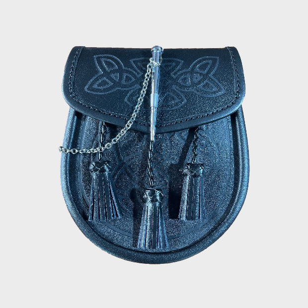 Black Leather Sporran