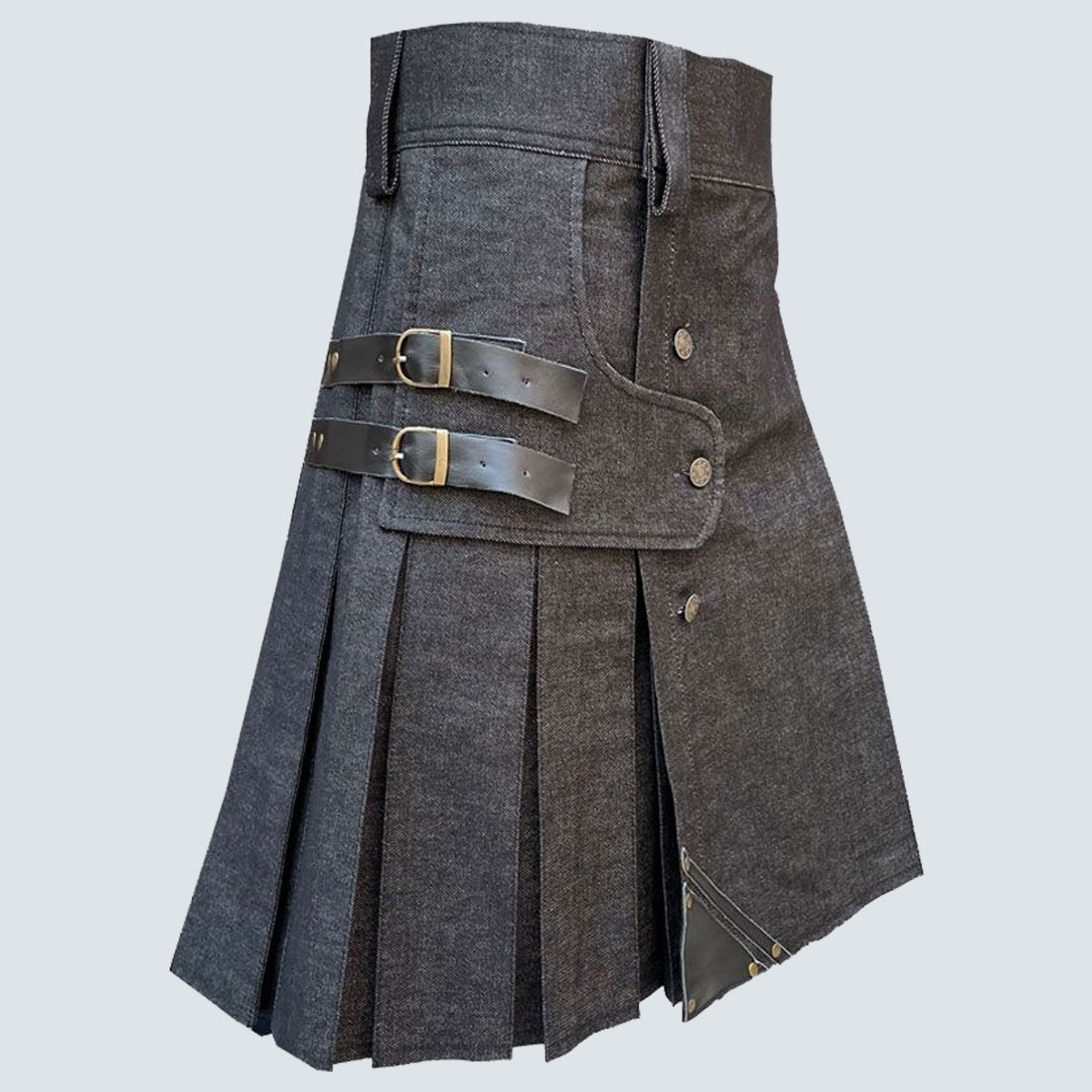 denim kilt