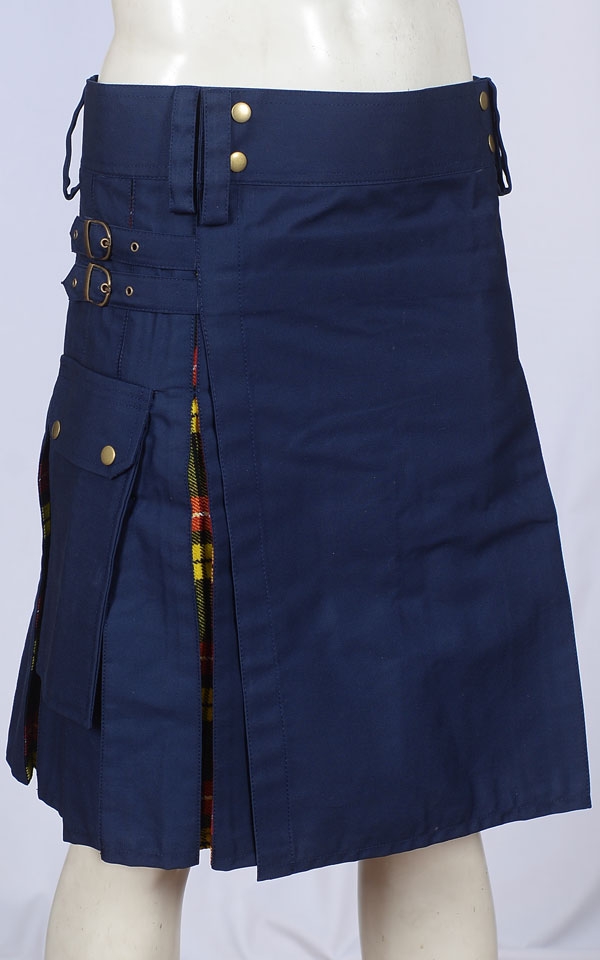 Blue Buchanan Tartan Hybrid Kilt