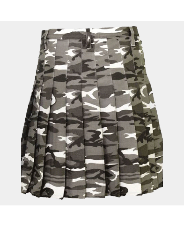 Urban Snow Camouflage Tactical Kilt