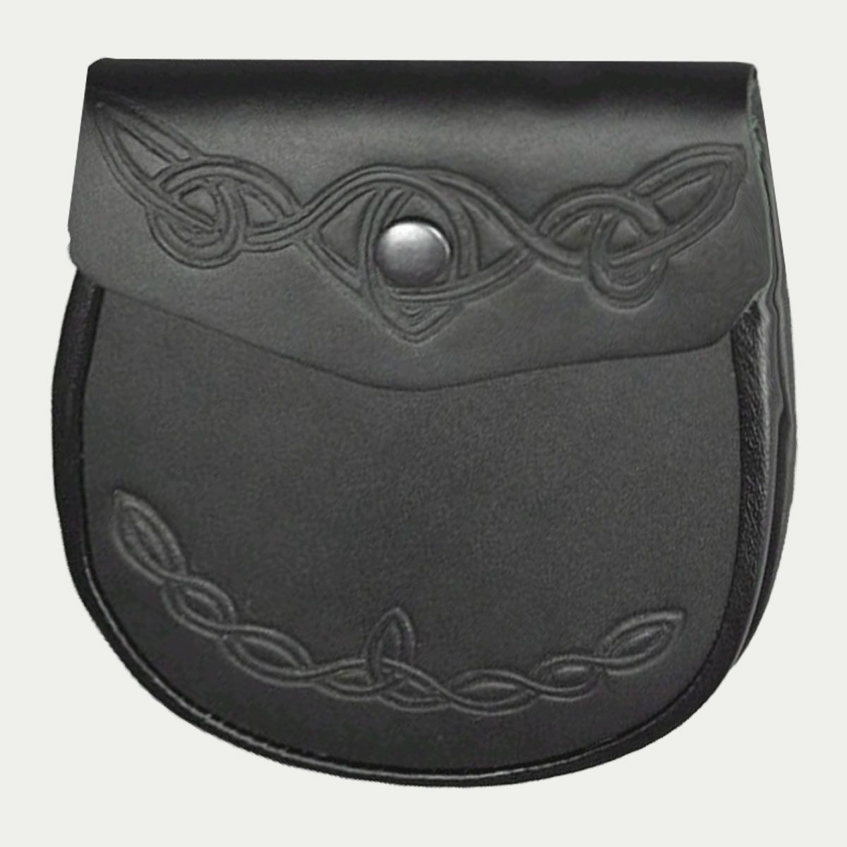 Celtic Knot Detail Leather Sporran